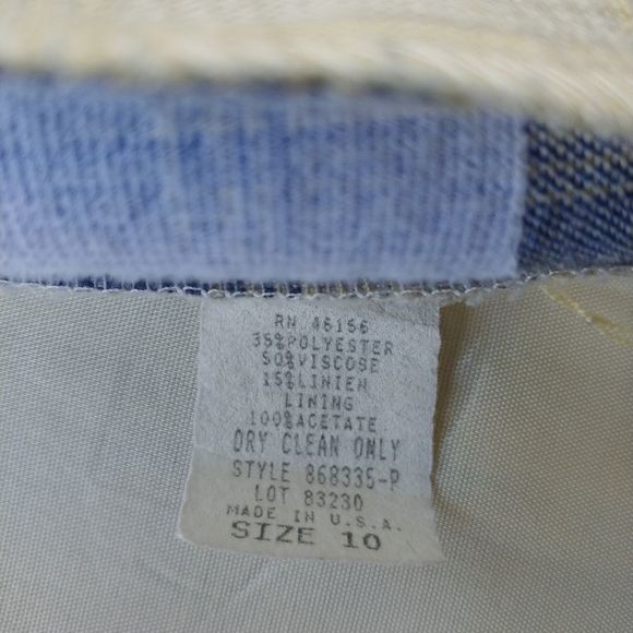 CHRISTY GIRL | BlueYellow Plaid Boyfriend Blazer - Picture 11 of 14